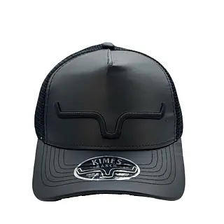 Gorra Kimes Negra Cuerina