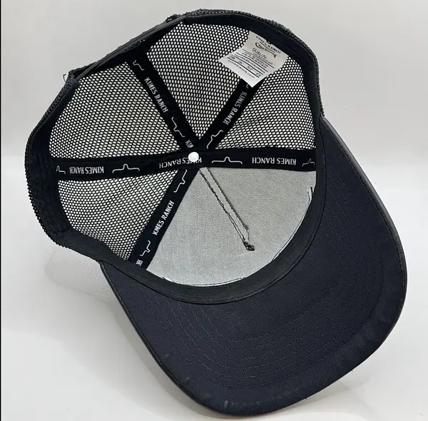 Gorra Kimes Negra Cuerina