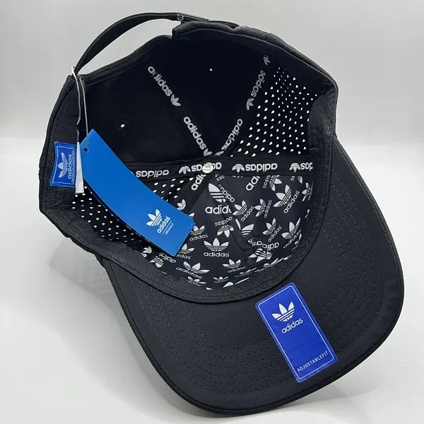 Gorra Adidas Negra Logo Circular