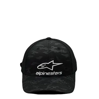 Gorra Camuflada Negra Reflectiva