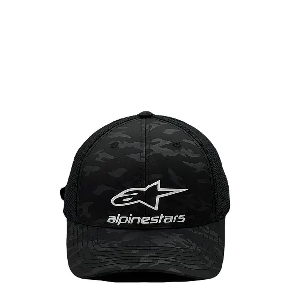 Gorra Camuflada Negra Reflectiva