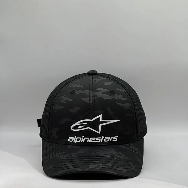 Gorra Camuflada Negra Reflectiva