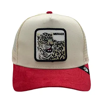 Menace Leopardo Beige Vicera Roja