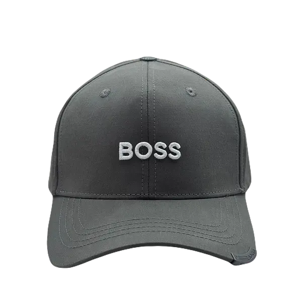 Boss Gris Letra Blanca