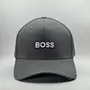 Boss Gris Letra Blanca