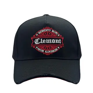 Gorra Clemont Estampado Rojo Blanco